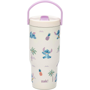 Zak Designs Disney Stitch Siply 20oz Leak-Proof Straw Insulated Tumbler