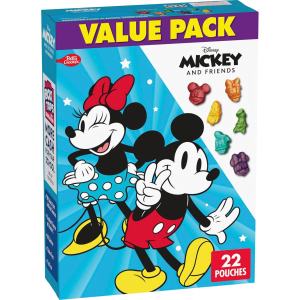 Disney Mickey & Friends Fruit Flavored Snacks, Gluten Free, 22 ct, 17.6 oz
